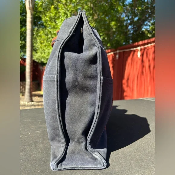 Vintage Hermes Canvas Tote Bag - Picture 6 of 11